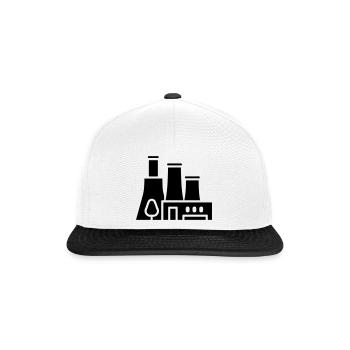 Eco-friendly factory - Snapback Cap - white/black - Front