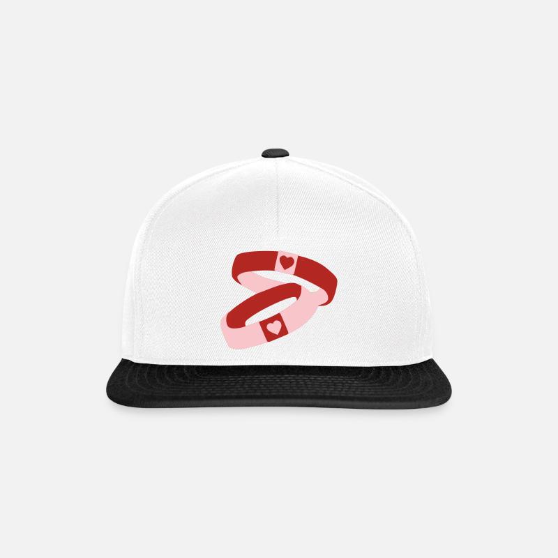 Rings - Snapback Cap - white/black