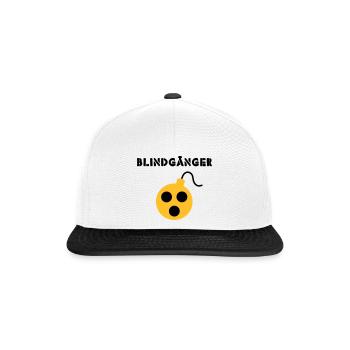 Blindgänger - Snapback Cap - Weiß/Schwarz - Vorne