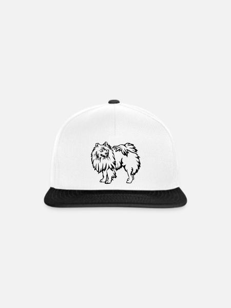 Spitz - Snapback Cap - Weiß/Schwarz