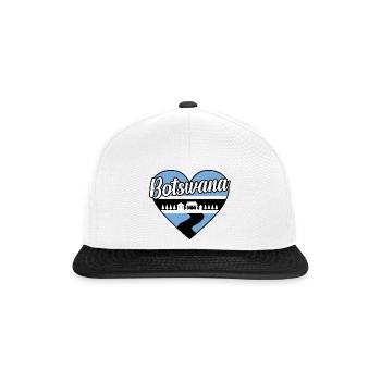 Botswana - Snapback Cap - Weiß/Schwarz - Vorne