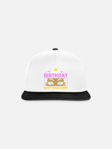 Sternzeichen Schütze - Snapback Cap - Weiß/Schwarz