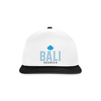 Bali - Snapback Cap - Weiß/Schwarz - Vorne