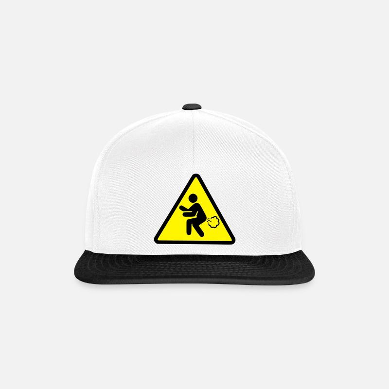 pet - Snapback Cap - Weiß/Schwarz