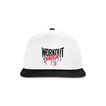 mode d'entraînement graffiti chute gym spray bête - Casquette snapback - blanc/noir - Devant