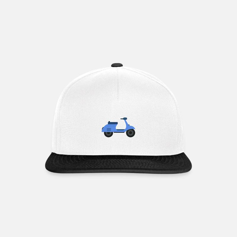 scooter - Casquette snapback - blanc/noir
