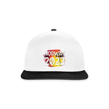 Norway 2023 - Snapback Cap - Weiß/Schwarz - Vorne