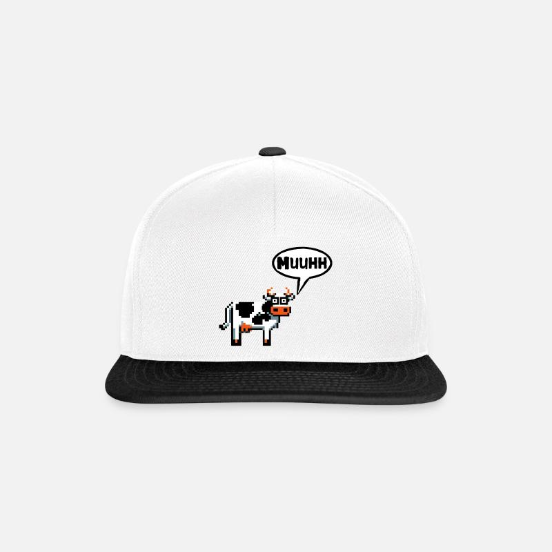 Servus Moin Kuh Hallo Morgen Hello Guten Tag - Snapback Cap - Weiß/Schwarz