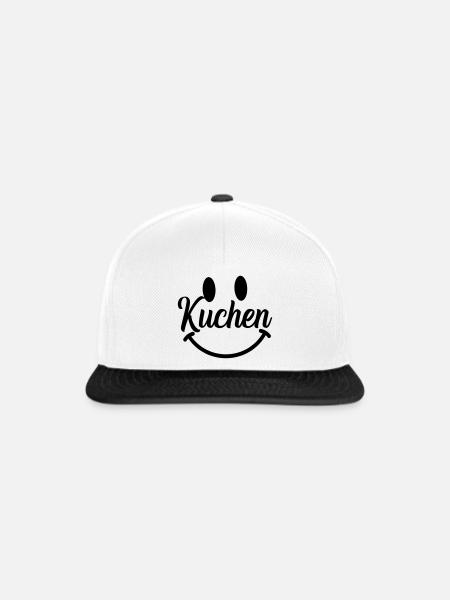 kuchen - Snapback Cap - Weiß/Schwarz