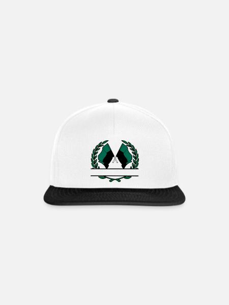 Texel Laurel Custom – Inselausgabe - Snapback Cap - Weiß/Schwarz