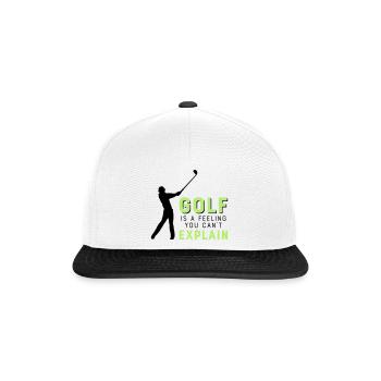Le golf - Casquette snapback - blanc/noir - Devant