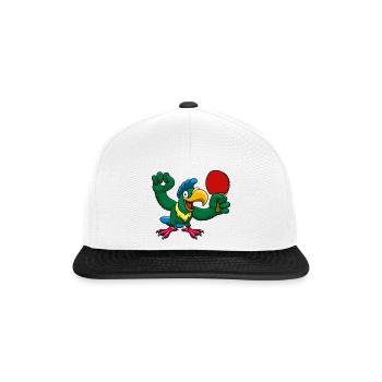Ping Pong Champion Design Table Tennis and - Snapback Cap - white/black - Front