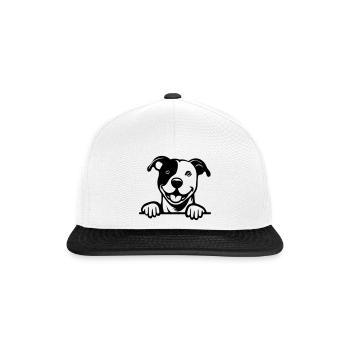 Staffordshire américain - Casquette snapback - blanc/noir - Devant