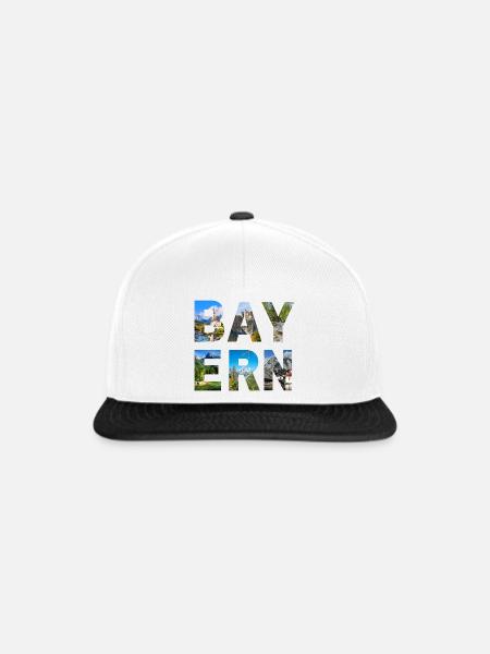 Bayern - Snapback Cap - Weiß/Schwarz