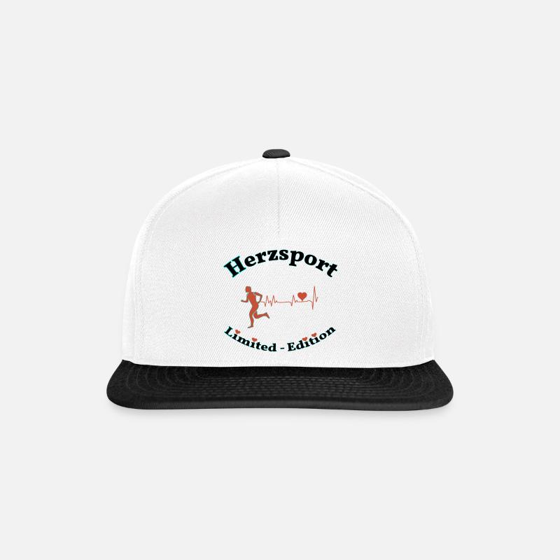 Heart sports - Snapback Cap - white/black
