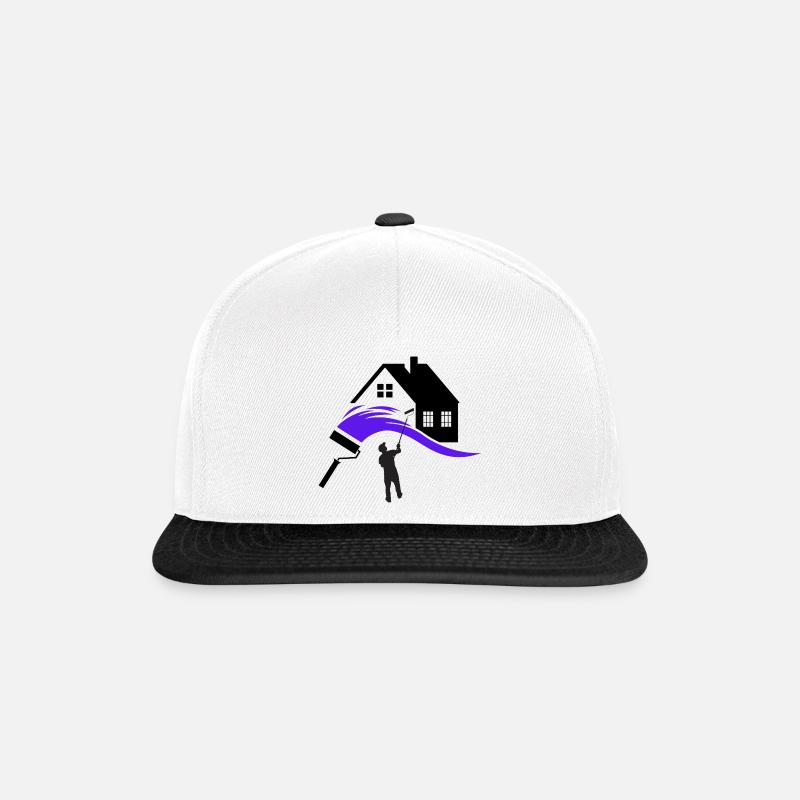 painter - Snapback Cap - white/black