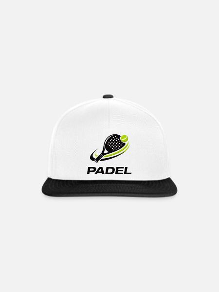 Padel - Snapback Cap - Weiß/Schwarz