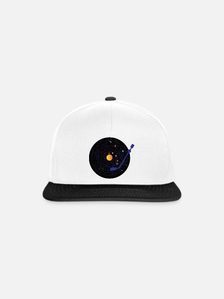Vinyl - Snapback Cap - Weiß/Schwarz