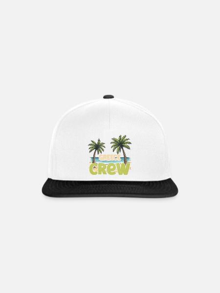 Greece Crew - Snapback Cap - Weiß/Schwarz