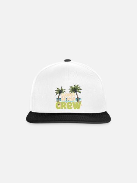 Lloret De Mar Crew - Snapback Cap - Weiß/Schwarz