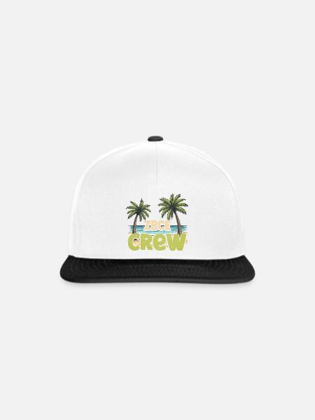 Zrce Party Crew - Snapback Cap - Weiß/Schwarz