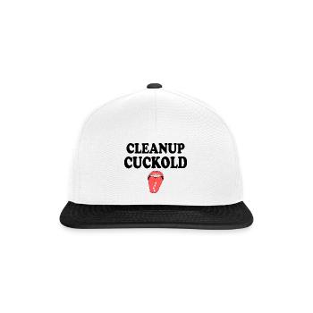 cuckold - Snapback Cap - Weiß/Schwarz - Vorne
