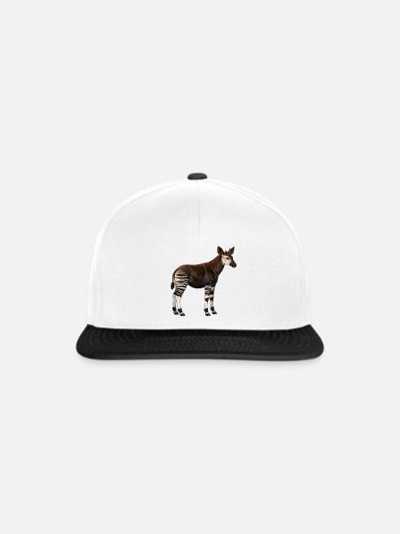 Okapi - Snapback Cap - Weiß/Schwarz