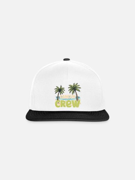 Cancun Crew - Snapback Cap - Weiß/Schwarz