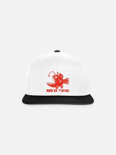 Goldfisch der Tiefe - Snapback Cap - Weiß/Schwarz