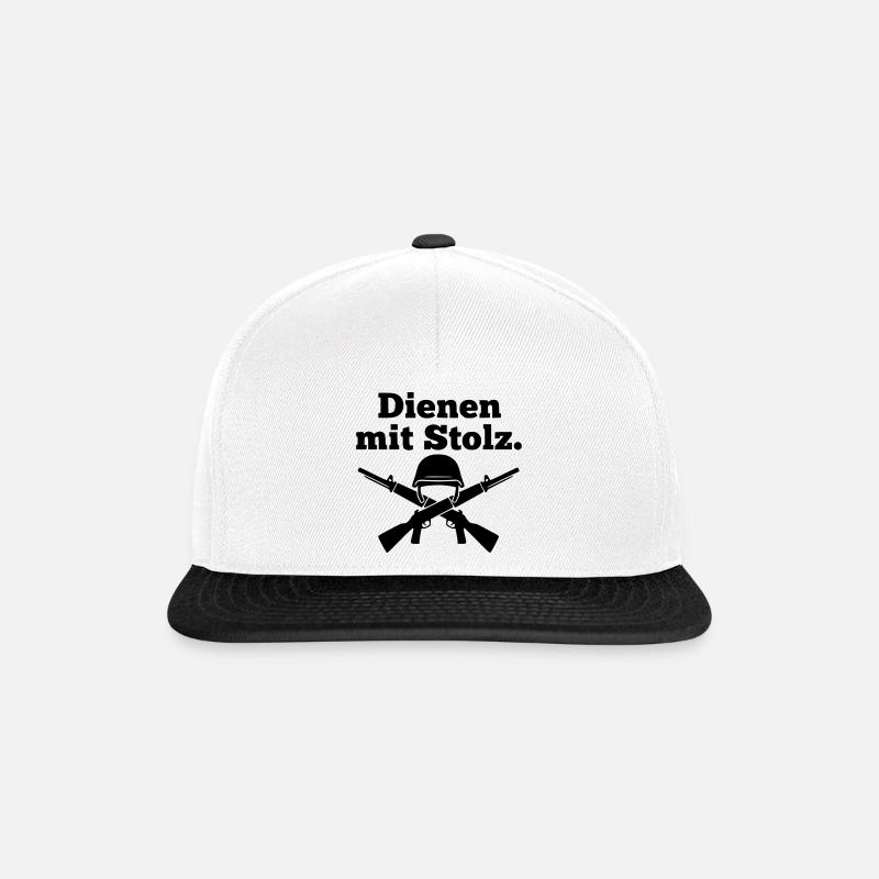 Proud - Snapback Cap - white/black