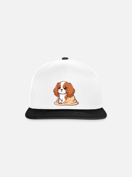 Dog Rider Softness Beige - Snapback Cap - Weiß/Schwarz