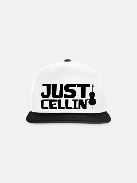 Just Cellin' 4 - Snapback Cap - Weiß/Schwarz