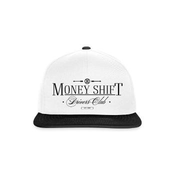 Money Shift - Snapback Cap - white/black - Front