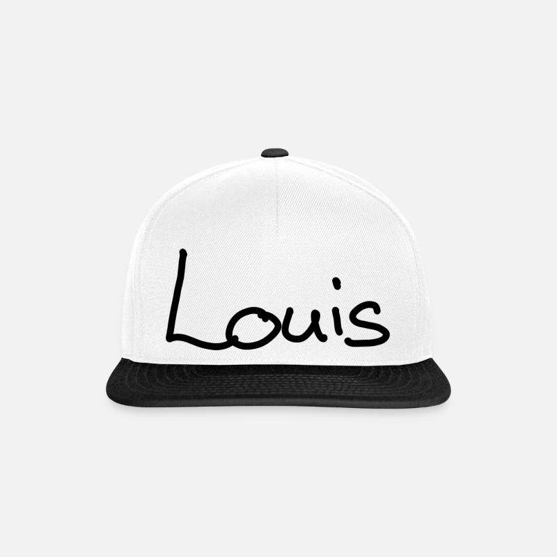 Louis - Casquette snapback - blanc/noir
