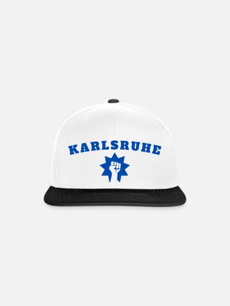 Karlsruhe - Snapback Cap - Weiß/Schwarz