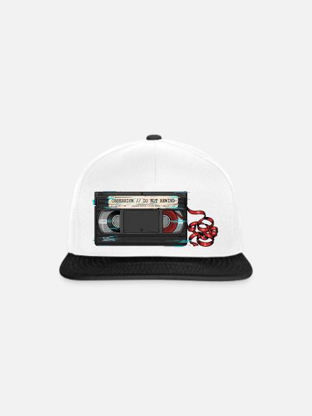 Obsession VHS-Kassette - Snapback Cap - Weiß/Schwarz