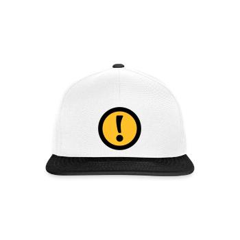 Achtung - Snapback Cap - Weiß/Schwarz - Vorne