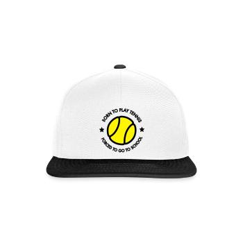 Tennis Kid - Casquette snapback - blanc/noir - Devant