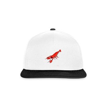 Hummer / Lobster - Snapback Cap - Weiß/Schwarz - Vorne