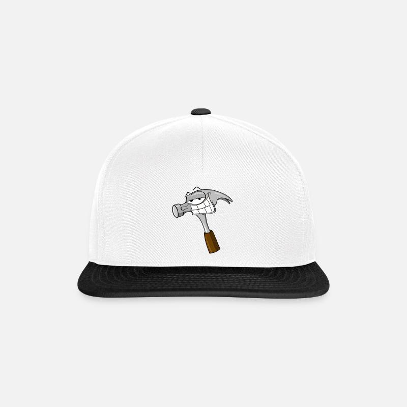 Hammer Tag T-Shirt - Snapback Cap - Weiß/Schwarz