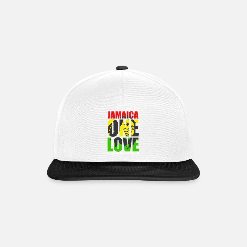 Jamaica One Love Underground - Snapback Cap - white/black