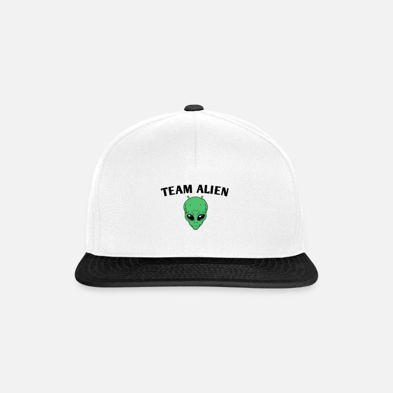 Équipe Alien - Casquette snapback - blanc/noir