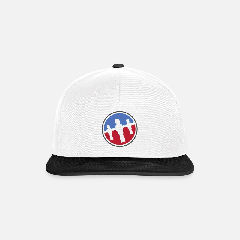 Kicker Logo - Snapback Cap - Weiß/Schwarz