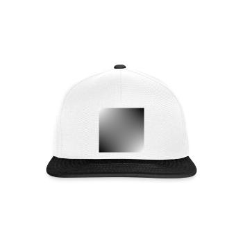 grauer Hintergrund Textur Vorlage personalisieren - Snapback Cap - Weiß/Schwarz - Vorne