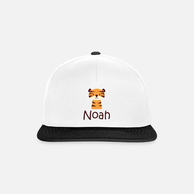 Noah - Snapback Cap - white/black