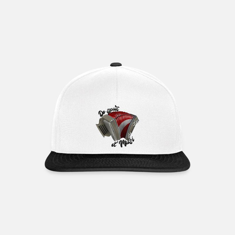 Do spuit d’Musi ZiachON ! - Casquette snapback - blanc/noir
