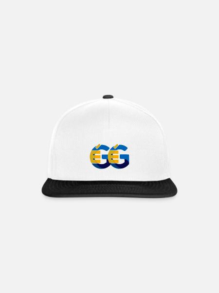 Gégé - Snapback Cap - Weiß/Schwarz