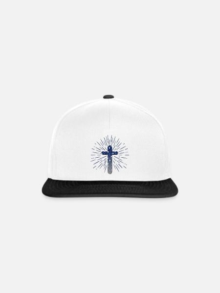 CHRISTLICHER GLAUBE RELIGION - Snapback Cap - Weiß/Schwarz