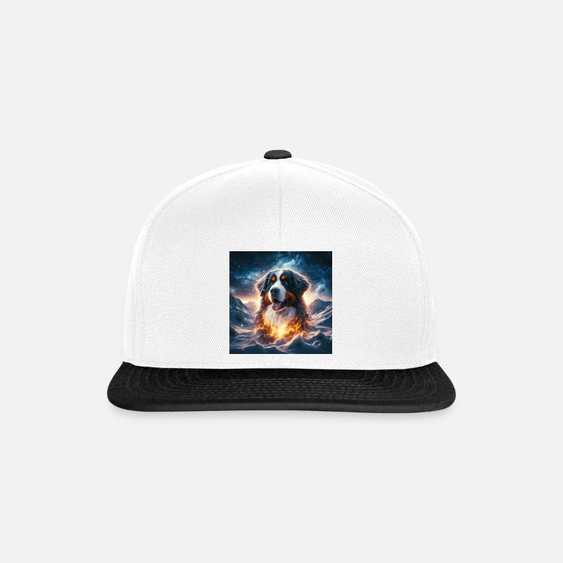 Berner Sennenhund - Snapback Cap - Weiß/Schwarz