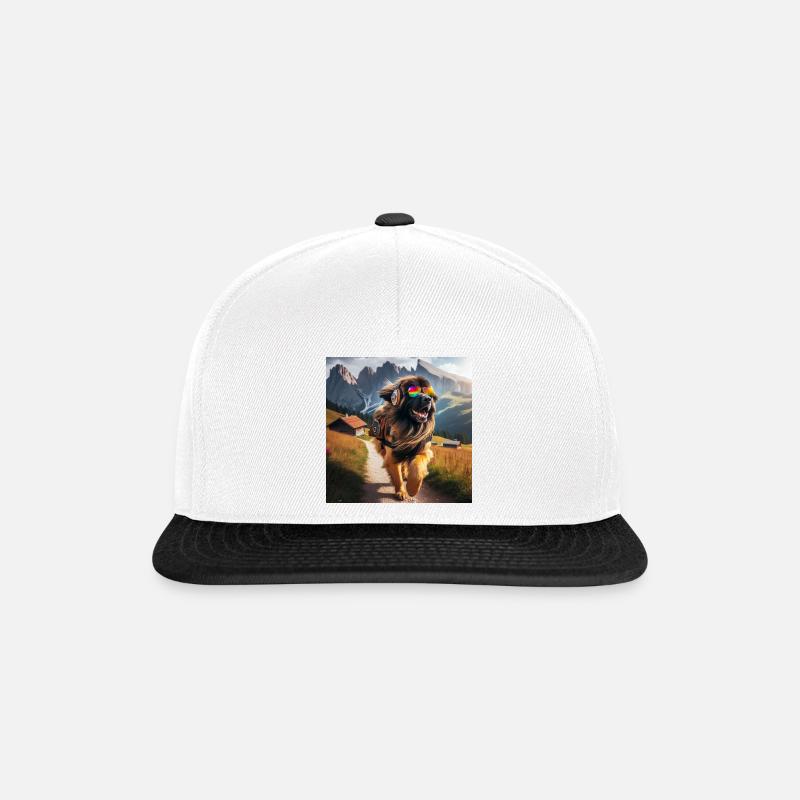 L’art de Leonberg - Casquette snapback - blanc/noir